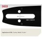 Barra Cadena Motosierra 208RNDD033 Barra: 50 cm Paso: 3/8"Calibre: 1.5 Eslabones: 72 PowerCut™