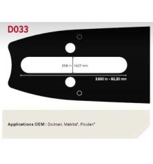 Guida catena motosega 173ATMD033 Guida: 43 cm Passo: 3/8" Scartamento: 1,6 Maglie: 64 DuraCut™