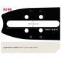 Chainsaw Guide Bar 253ATLE099 Guide: 64 cm Pitch: .404"Gauge: 1.6 Links: 84 DuraCut™