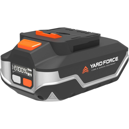 Yard Force 20 Volts 3,0 Ah USB e bateria de indução