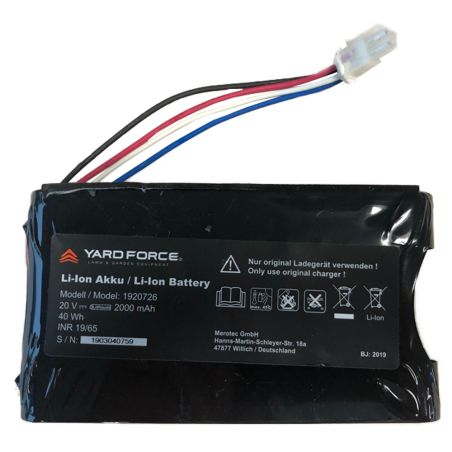 Battery 1920726 robot lawn mower Yard Force Amiro Series