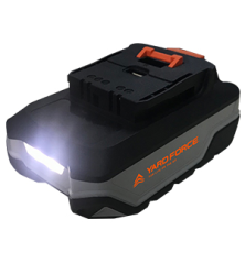 Yard Force 20 Volt 3,0 Ah USB- und Induktions-Taschenlampenbatterie