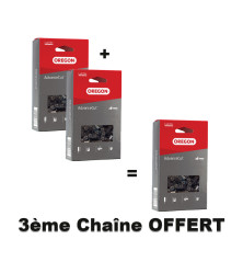 Pack de 2 cadenas + 1 motosierra OREGON ORE91PX057E gratis paso: 3/8" calibre: 1.1 eslabones: 57 - AdvanceCut™