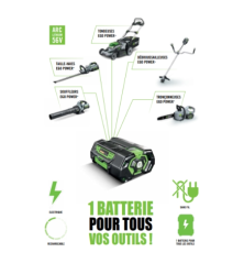 Batteria EGO Power+: 5 Ah