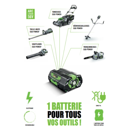Batería EGO Power+: 4 Ah, 56 Voltios - BA2240T