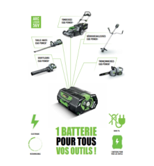 Batterie EGO Power+ : 2.5 Ah