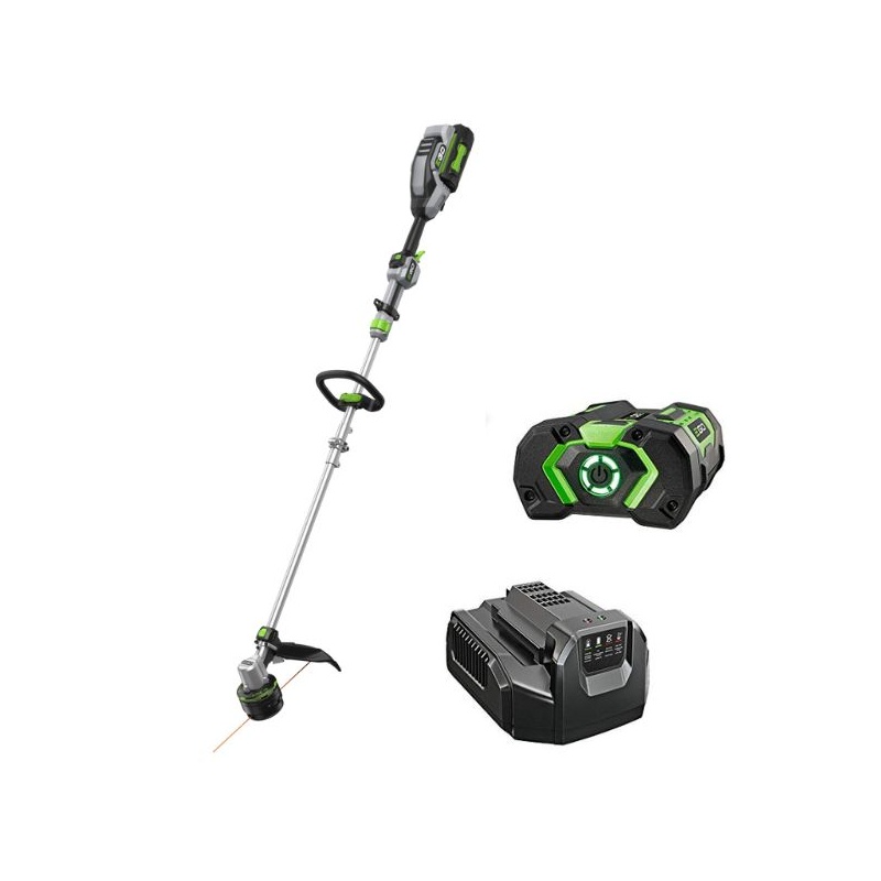 Pack cortabordes a batería EGO Power + ST1610E-T - Cargador y kit batería 4 Ah Pack cortabordes a batería EGO Power + ST1610E-T - Cargador y kit batería 4 Ah