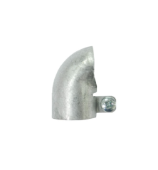 GGP self-supporting exhaust elbow