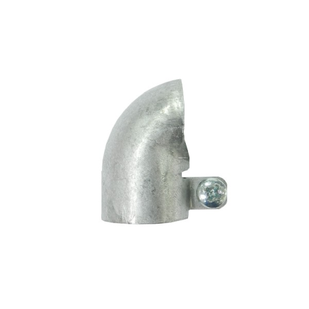 GGP self-supporting exhaust elbow