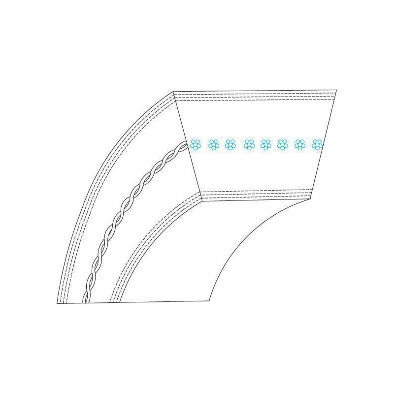 Cinghia trapezoidale Briggs e Stratton - 7044637YP