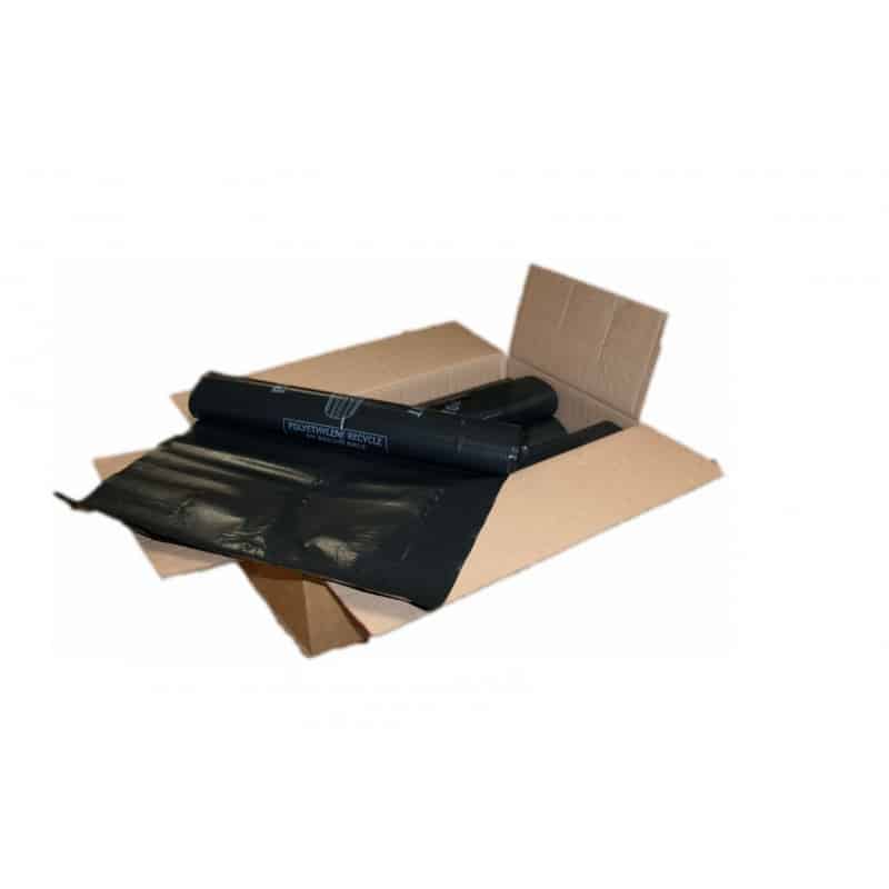 Karton 100 schwarze Müllsäcke 130L 80x120 70 Mikron