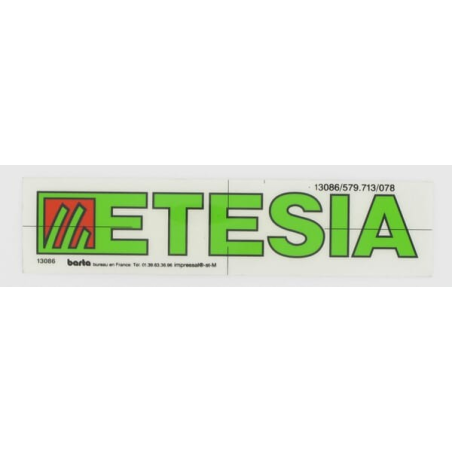 Adesivo - ETESIA - Referência ET13086