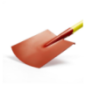 Wolf ABO spade met houten steel