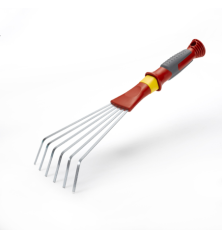 Rastrello A Mano Da Giardino DOITOOL - 2 Pezzi Con Denti In Acciaio - Per Aiuole E Foglie