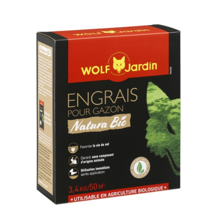 Fertilizante natural para gramado Wolf NGA50