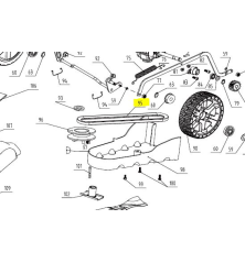 Cinghia di trazione per tosaerba Yard Force GMH 53