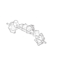Pont avant tracteur tondeuse GGP - 118400974/0