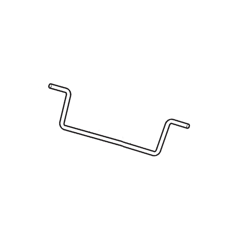 GGP lawn mower rear wheel connecting axle - 122033425/0