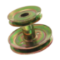 Double pulley for GGP ride-on mower - 127604005/0