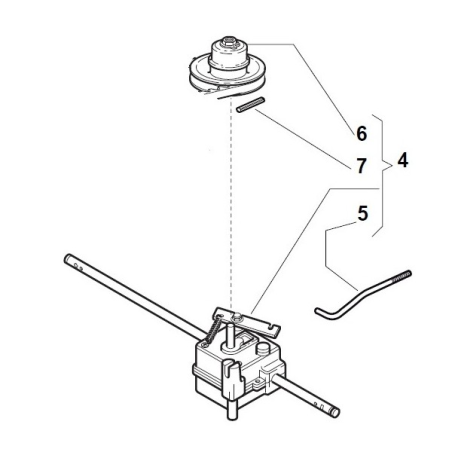 Boitier traction tondeuse  GGP - 181003096/3