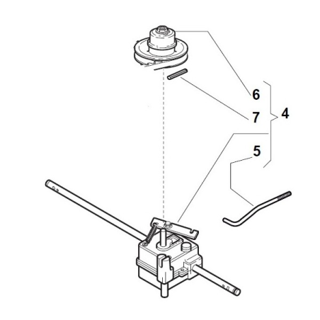 GGP mower traction box - 181003096/3