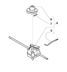 Boitier traction tondeuse  GGP - 181003096/3 2