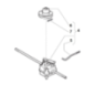 Aandrijfkast grasmaaier GGP - 181003096/3