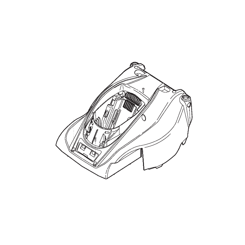 Cofano giallo tosaerba GGP - 322055223/0