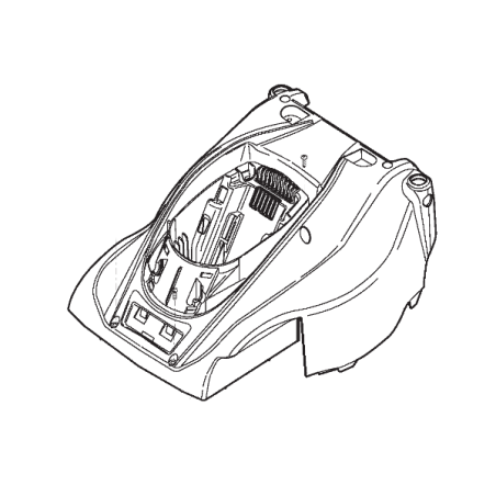Yellow mower cover GGP - 322055223/0