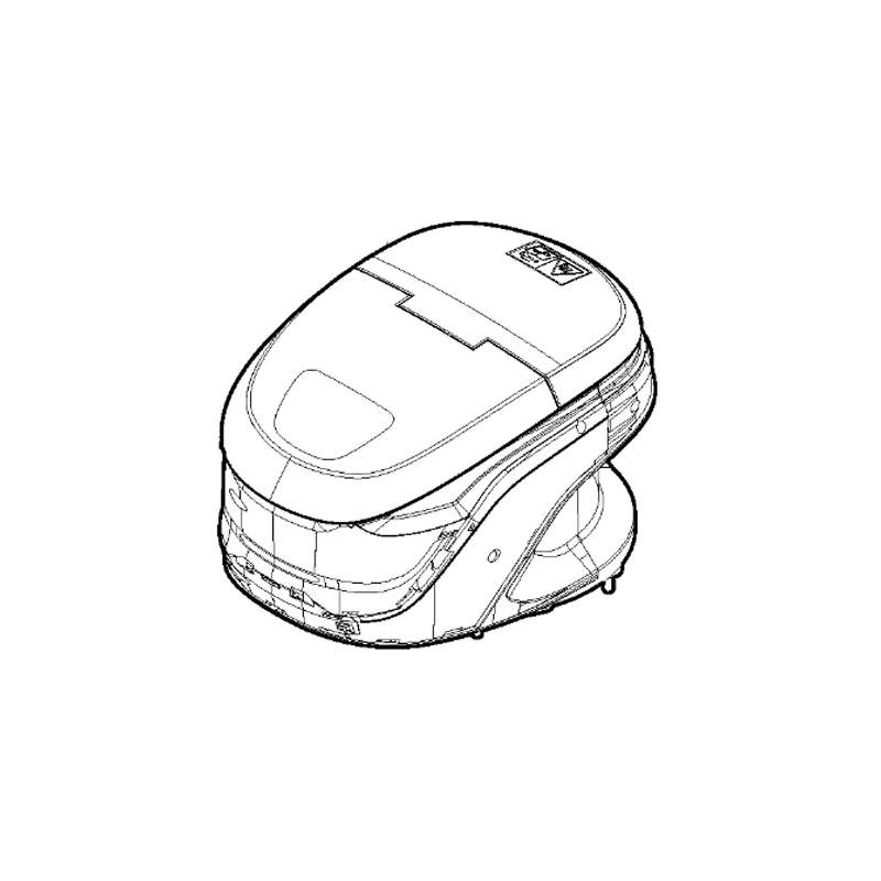 Motore elettrico completo 60 V tosaerba a batteria GGP - 381270014/1