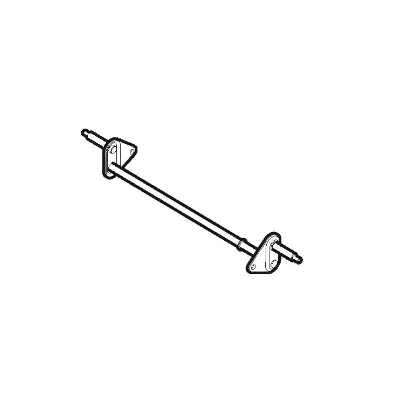 Front wheel linkage axle for GGP battery lawnmower - 381302821/0