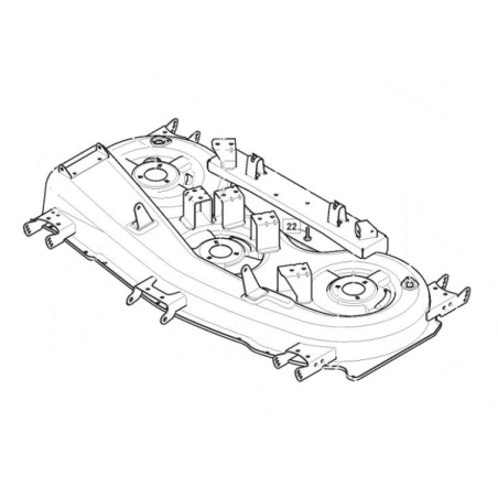 Plataforma de corte con operador a bordo 118 cm GGP - 382565089/0