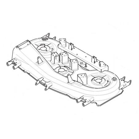 Plateau de coupe autoportée 118 cm  GGP - 382565089/0