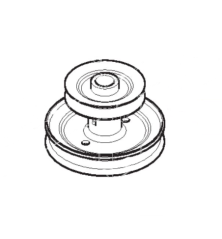 Double pulley self-propelled motor GGP - 384601501/1