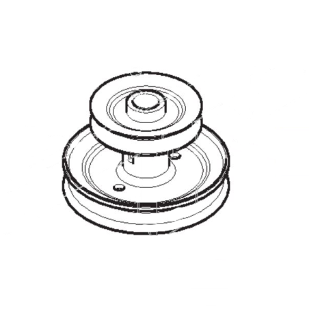 Double poulie moteur autoportée  GGP - 384601501/1