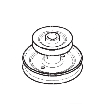 Double pulley self-propelled motor GGP - 384601501/1