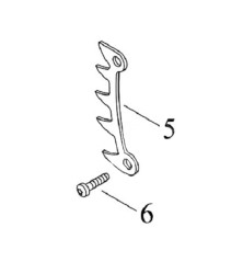 Pack Griffe + vis de fixation pour tronçonneuse ECHO 2511 TES