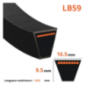 Correa trapezoidal lisa - Mitsuboshi - LB59