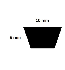 Courroie lisse trapézoïdale - Mitsuboshi - Z13