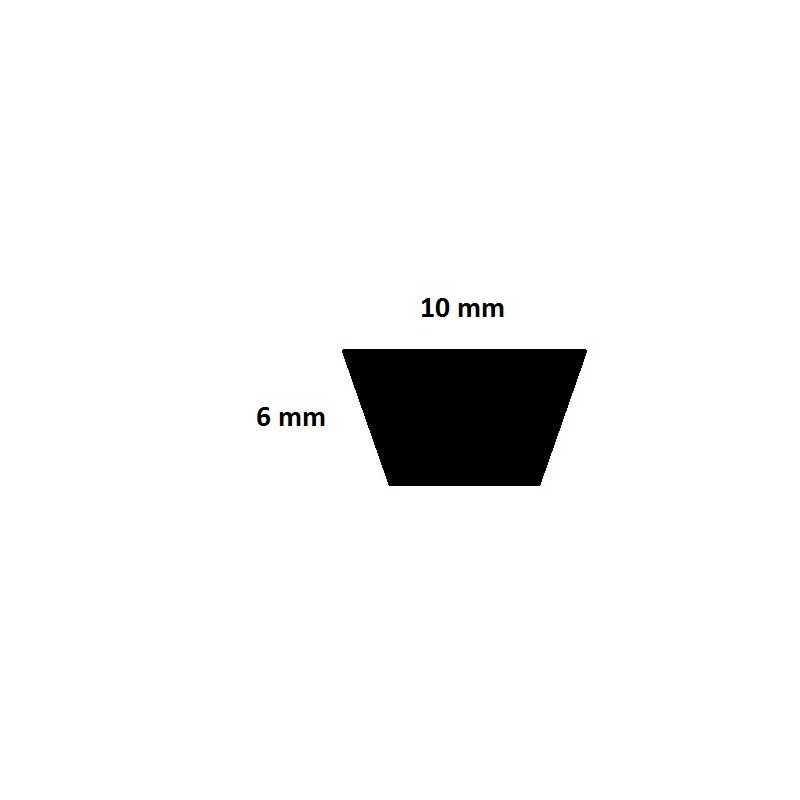 Courroie lisse trapézoïdale - Mitsuboshi - Z135