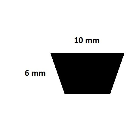 Courroie lisse trapézoïdale - Mitsuboshi - Z135