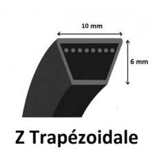 Correa trapezoidal lisa - Mitsuboshi - Z47