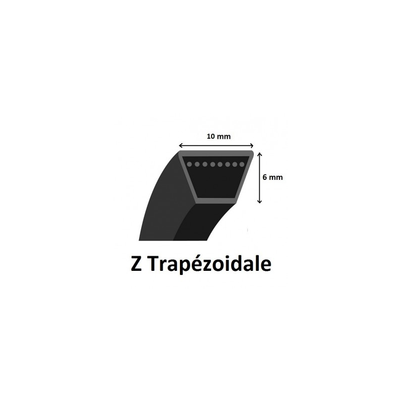 Courroie lisse trapézoïdale - Mitsuboshi - Z47