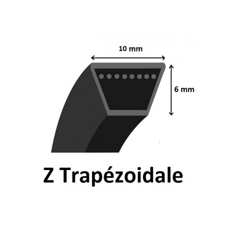 Courroie lisse trapézoïdale - Mitsuboshi - Z47