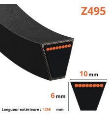 Glatter Keilriemen - Mitsuboshi - Z495 2