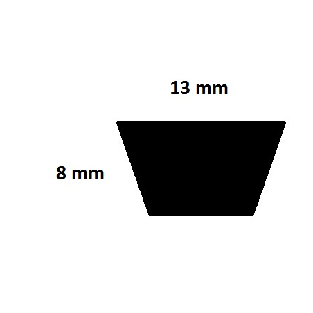 Cinghia trapezoidale liscia - Mitsubishi - A265