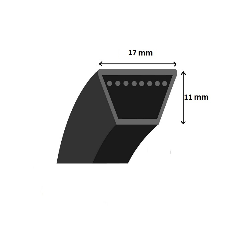 Cinghia liscia trapezoidale - Mitsuboshi - B27