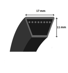 Glatter Trapezriemen - Mitsuboshi - B35