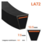 Cinto trapezoidal liso - Mitsuboshi - LA72