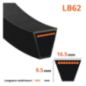 Cinghia trapezoidale liscia - Mitsubishi - LB62